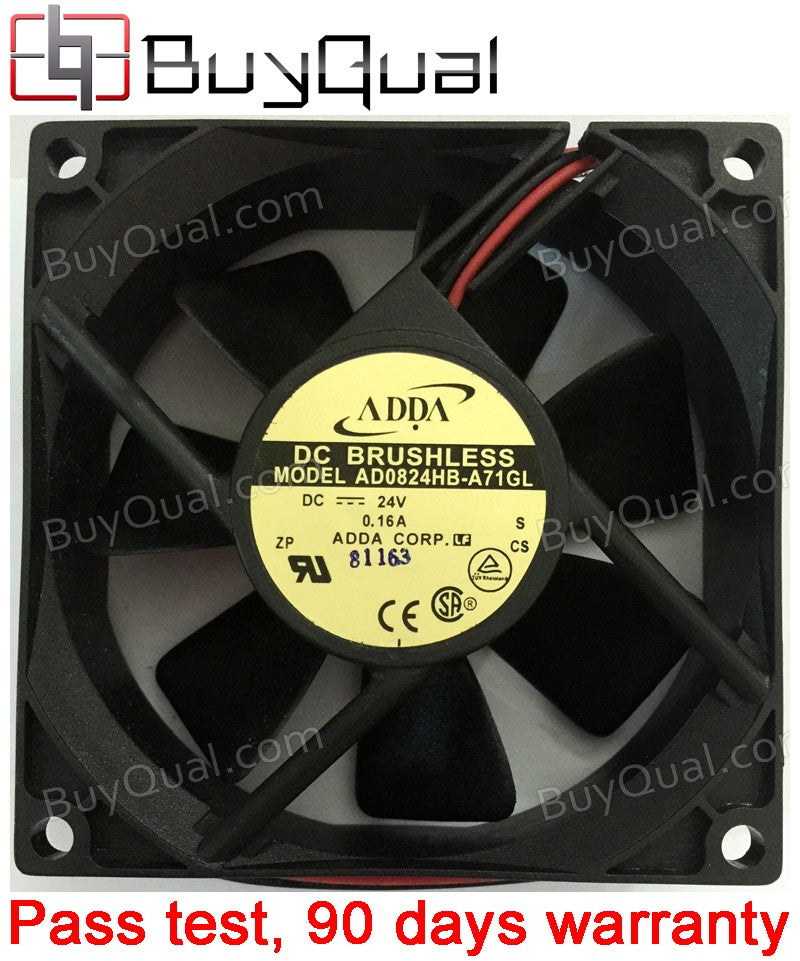 ADDA AD0824HB-A71GL 24V 0.16A 2wires Cooling Fan ADDA AD0824HB-A71GL 24V 0.16A 2wires Cooling Fan